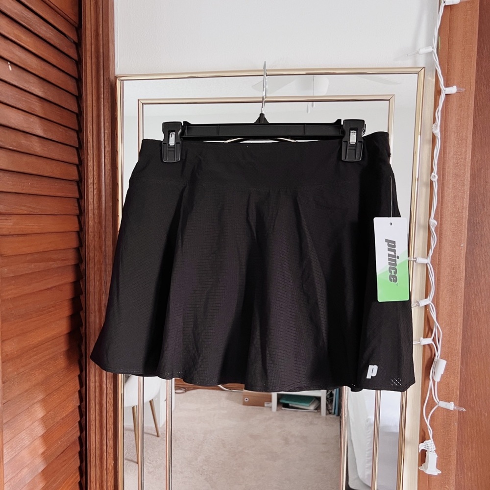NWT Prince black tennis skirt